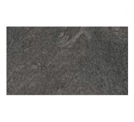 Gresie exterior portelanata rectificata neagra 30x60 cm, Marazzi Mystone Quarzite Strutturato Black