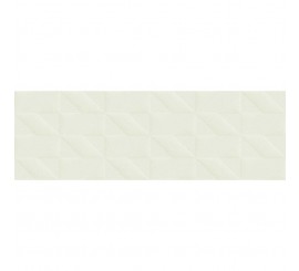 Faianta baie / bucatarie alba 25x76 cm, Marazzi Outfit Struttura Tetris 3D Ice