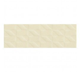 Faianta baie / bucatarie crem 25x76 cm, Marazzi Outfit Struttura Tetris 3D Ivory