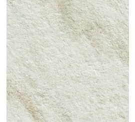 Gresie exterior portelanata rectificata alba 30x30 cm, Marazzi Rocking Strutturato White