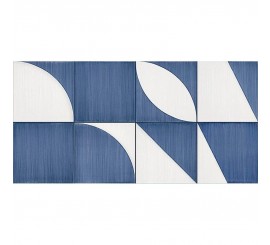 Decor exterior / interior albastru 20x20 cm, Marazzi Scenario Blu Mix