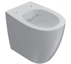 Vas WC pe pardoseala Globo 4All Rimless 36x54 cm evacuare orizontala sau verticala, alb lucios