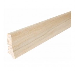 Barlinek P20 Plinta parchet lemn furniruit 6 cm, bej deschis (stejar uleiat)