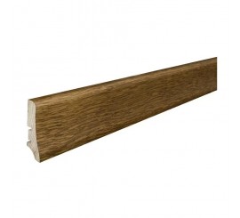 Barlinek P20 Plinta parchet lemn furniruit 6 cm, maro inchis (stejar honey lacuit si baituit)