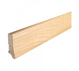Barlinek P20 Plinta parchet lemn furniruit 6 cm, crem (frasin lacuit)