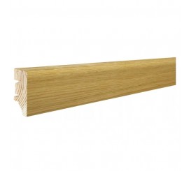 Barlinek P4P Plinta parchet lemn furniruit 4 cm, bej (stejar lacuit)