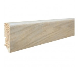 Barlinek P6P Plinta parchet lemn furniruit 6 cm, gri (touch)