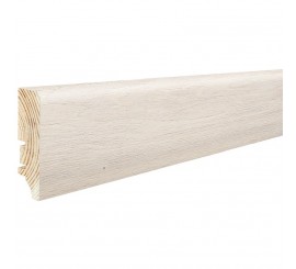 Barlinek P6P Plinta parchet lemn furniruit 6 cm, crem (gentle)