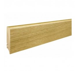 Barlinek P71 Plinta parchet lemn furniruit 6 cm, bej (stejar lacuit)
