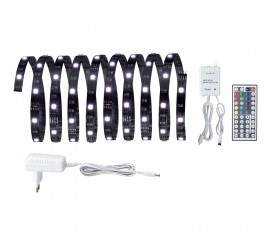 Paulmann YourLED ECO Set baza banda LED RGB cu telecomanda, 1x21.6W, 300 cm, lumina multicolora