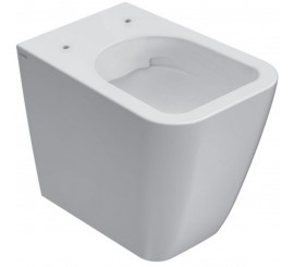 Vas WC pe pardoseala Globo Stone Rimless 36x52 cm evacuare orizontala sau verticala, alb lucios