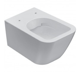 Vas WC suspendat Globo Stone Rimless 36x52 cm evacuare orizontala, alb mat
