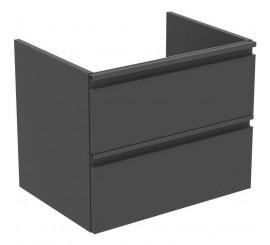 Ideal Standard Tesi Masca lavoar baie cu doua sertare 60x44 cm, negru mat