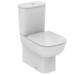 Vas WC pe pardoseala Ideal Standard Esedra 36x61 cm evacuare orizontala sau verticala, lipit de perete