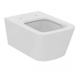 Vas WC suspendat Ideal Standard Blend Cube AquaBlade 37x55 cm evacuare orizontala, alb