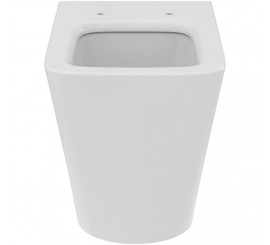 Vas WC pe pardoseala Ideal Standard Blend Cube AquaBlade 37x57 cm evacuare orizontala sau verticala, alb