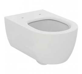 Vas WC suspendat Ideal Standard Blend Curve AquaBlade 36x54 cm evacuare orizontala, alb mat
