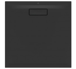 Cadita dus patrata Ideal Standard Ultra Flat New 80x80 cm, negru mat