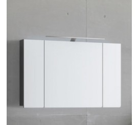 Kolpa San Oxana Dulap cu oglinda si iluminare LED, 100x15xH65 cm, alb mat