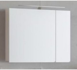 Kolpa San Oxana Dulap cu oglinda si iluminare LED, 80x15xH65 cm, alb mat