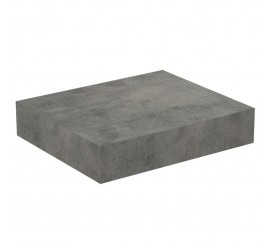 Ideal Standard Adapto Blat baie pentru lavoar 60x50xH12 cm, gri (grey stone)
