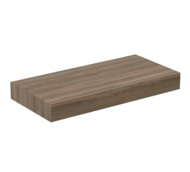 Ideal Standard Adapto Blat baie pentru lavoar 105x50xH12 cm, maro inchis (dark wood)