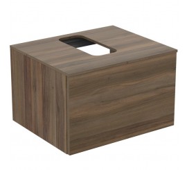 Ideal Standard Adapto Masca lavoar baie cu sertar 60x50 cm, maro inchis (dark wood)