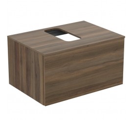 Ideal Standard Adapto Masca lavoar baie cu sertar 70x50 cm, maro inchis (dark wood)