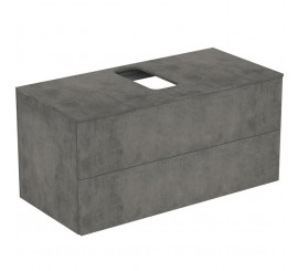 Ideal Standard Adapto Masca lavoar baie cu doua sertare 105x50 cm, gri (grey stone)