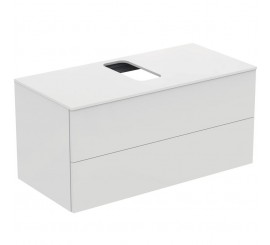 Ideal Standard Adapto Masca lavoar baie cu doua sertare 105x50 cm, alb lucios