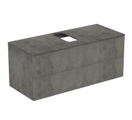 Ideal Standard Adapto Masca lavoar baie cu doua sertare 120x50 cm, gri (grey stone)