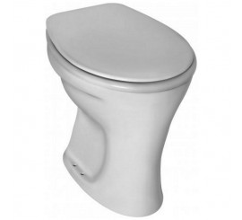 Vas WC dizabilitati pe pardoseala Ideal Standard Eurovit 37x46 cm evacuare verticala, cu oglinda
