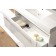 Aquaform Decora Set mobilier de baie MDF cu lavoar compozit, alb lucios, 70 cm