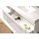 Aquaform Decora Set mobilier de baie MDF cu lavoar compozit, alb lucios, 90 cm