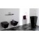 Olympia Crystal Vas WC de pardoseala, negru 40x52 cm
