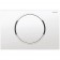 Geberit Sigma10 Clapeta de actionare WC, functie Start&Stop, alb/crom