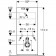Geberit Monolith Modul stativ pentru vas WC suspendat, H114 cm, antracit (lava)