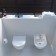 Vas WC suspendat Duravit Starck 3 36x48 cm evacuare orizontala