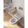 Vas WC dizabilitati suspendat Duravit Starck 3 37x70 cm evacuare orizontala