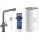 Grohe Red Duo Baterie de bucatarie cu pipa tip L si boiler, marime M, antracit (hard graphite)
