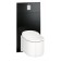 Set Vas WC cu bideu electronic suspendat cu capac soft close automat si telecomanda Grohe Sensia Arena Rimless 38x60 cm evacuare orizontala