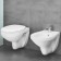 Vas WC suspendat Grohe Bau Ceramic Rimless 37x53 cm evacuare orizontala