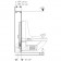 Geberit GIS Cadru de montaj pentru vas WC AquaClean, H95 cm