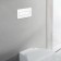 Viega Visign Style 12 Clapeta de actionare WC, alb lucios