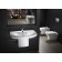 Roca Dama Senso Set Vas WC suspendat cu capac soft close, 36x56 cm