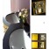 Set mobilier baie dublu complet (masca, lavoar si oglinda) Arthema Vanity Twist 142x50xH54 cm, auriu