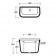 Olympia Impero Sistem de spalare vas WC pentru rezervor la semi-inaltime
