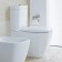 Vas WC pe pardoseala Duravit Happy D.2 37x63 cm evacuare orizontala sau verticala