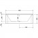 Cada freestanding dreptunghiulara Duravit P3 Comforts Duo acril 180x80 cm