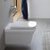 Duravit P3 Comforts Vas WC suspendat 38x57 cm, cu sistem Rimless
